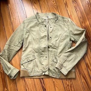 Great, Rip Curl green bomber, rip curl jacket.